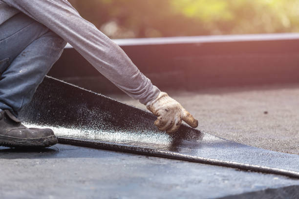 Professional Basement Waterproofing technician working in Gore, VA